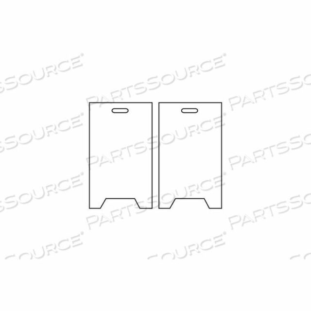 OEM#: FSBWFLOOR SIGN - BLANK WHITE by National Marker Company