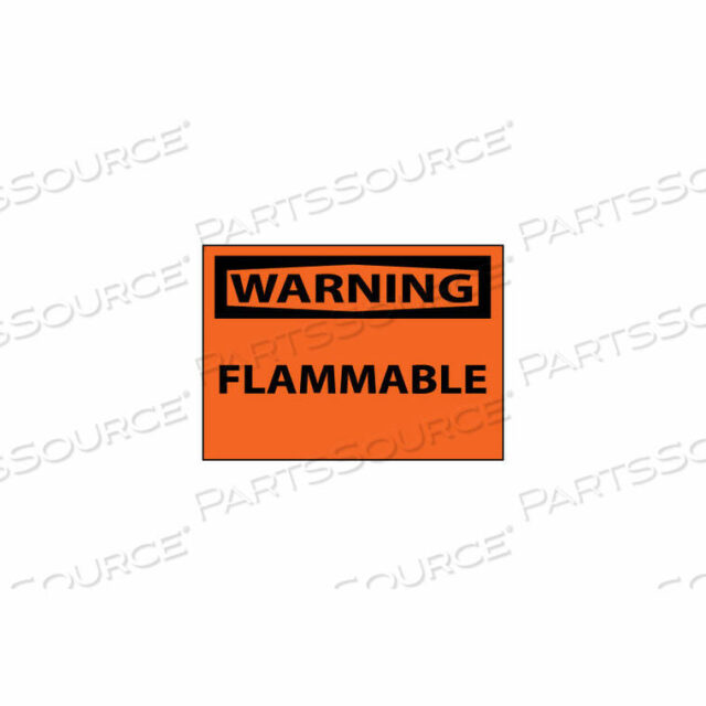 OEM#: W448APMACHINE LABELS - WARNING FLAMMABLE by National Marker Company