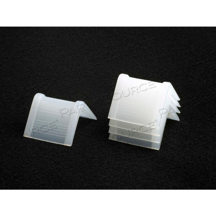 PLASTIC CORNER PROTECTORS CP-75 1-3/8 X 1 WHITE, 1000 PACK