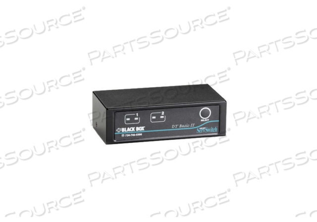 DESKTOP KVM SWITCH, BLACK, 4.9 IN X 1.6 IN X 2.7 IN, 3 LB, 2 PORT