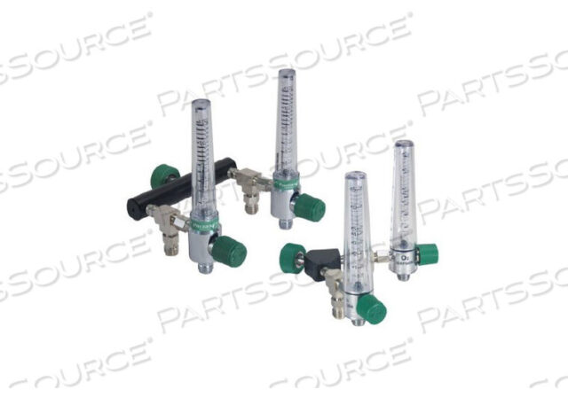 OEM#: Y1MFA1005Y-BLOCK CHROME FLOWMETER, 0 TO 15 LPM, 50 PSI, OXYGEN by Precision Medical, Inc.