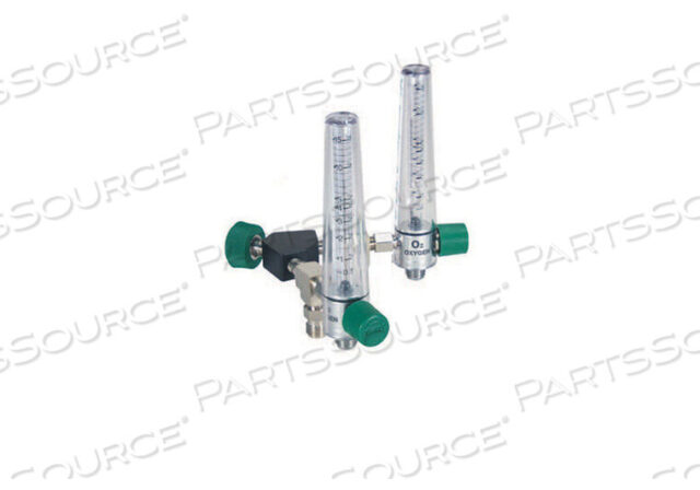 OEM#: Y1MFA1005PT2Y-BLOCK CHROME FLOWMETER, 0 TO 15 LPM, 50 PSI, OXYGEN by Precision Medical, Inc.