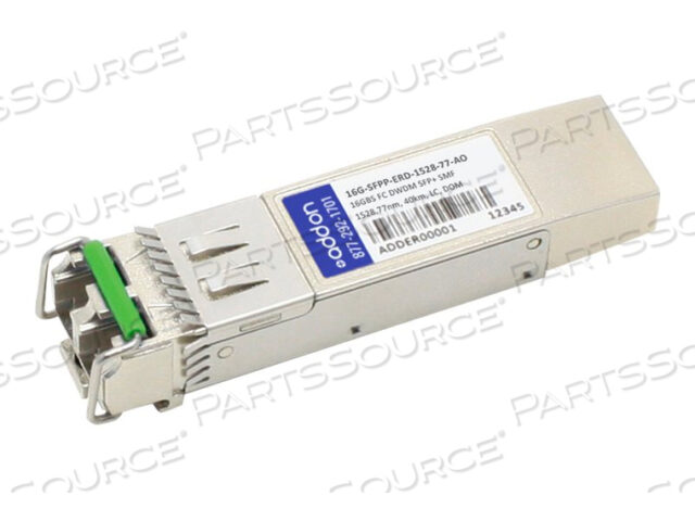 OEM#: 16G-SFPP-ERD-1528-77-AOADDON BROCADE COMPATIBLE TAA COMPLIANT 16GBS FIBRE CHANNEL DWDM SFP+ TRANSCEIVER by ADDON