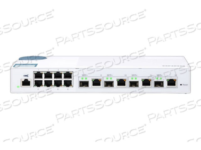 OEM#: QSW-M408-4C-USQNAP QSW-M408-4C 12-PORT LAYER 2 MANAGED by QNAP Security