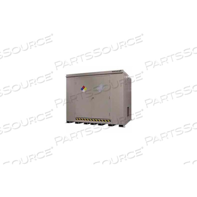 OEM#: B160010W X 8D X 8 4H HAZMAT CHEMICAL STORAGE BUILDING 16 DRUM by Securall