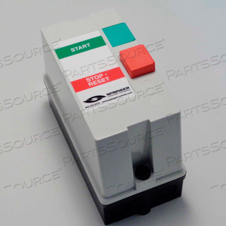 ENCL MOTOR STARTER, 9A, 1PH, DIRECT-ONLINE VOLTAGE, 4X POLY, START/STOP, 120VAC COIL, O/L 4-6.3A