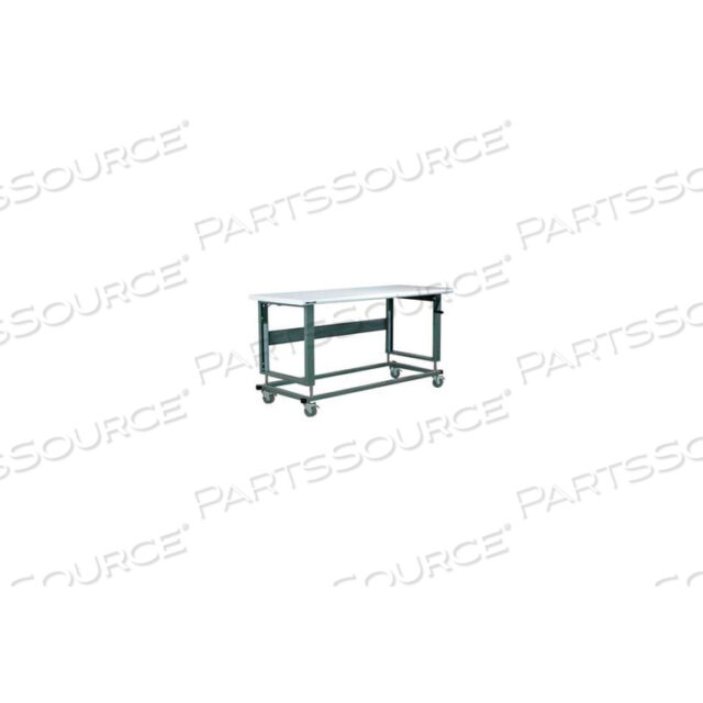WORKBENCH, 2500 SERIES, PLASTIC LAMINATE SAFETY EDGE, 72W X 36D, BLACK