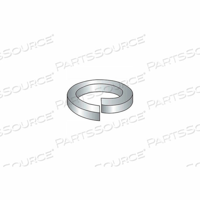 7/8 HI-COLLAR SPLIT LOCK WASHER - .894/.878 I.D. - .234 THICK - STEEL - PLAIN - GRADE 2 - 50 PK