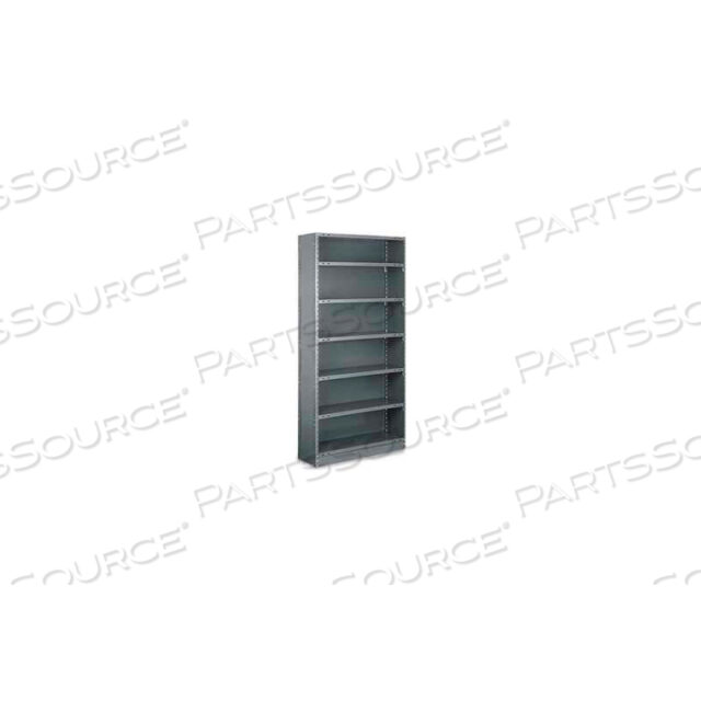 KLIP-IT CLOSED STARTER, CSK85-2442-5X, 42W X 24D X 85H, 5 SHELVES, 18 GA, DARK GRAY