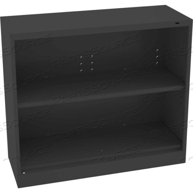 WELDED JUMBO OPEN COUNTER HEIGHT CABINET 48W X 18D X 42H BLACK