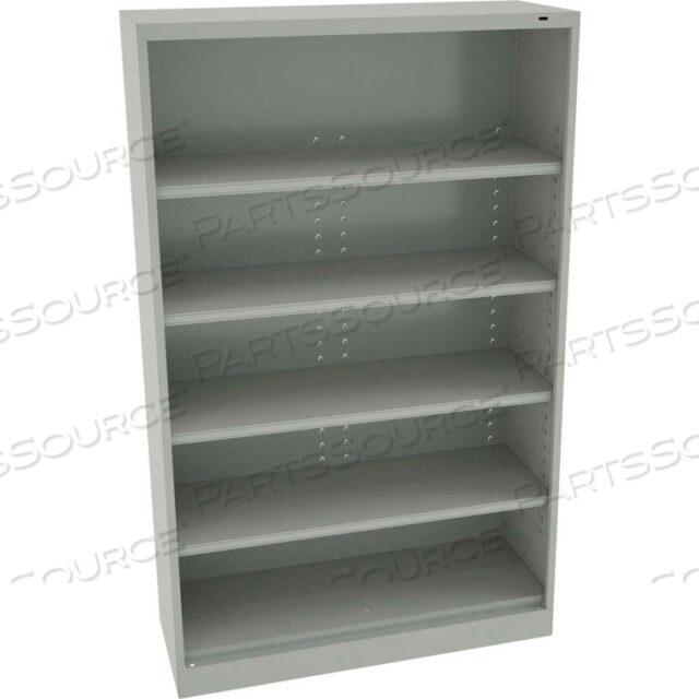 WELDED JUMBO OPEN STORAGE CABINET 48W X 24D X 78H LIGHT GRAY