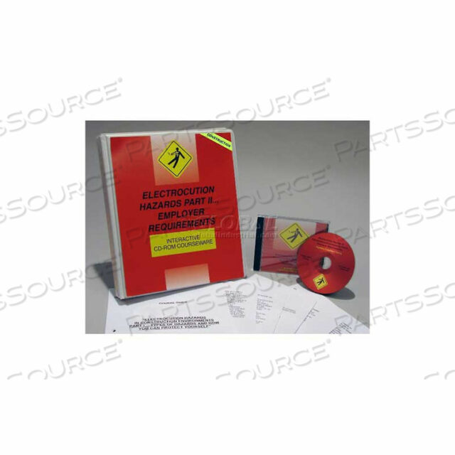 ELECTROCUTION HAZARDS IN CONSTRUCTION ENVIRONMENTS: PART II EMPLOYER RESPONSIBILITIES CD-ROM COURSE