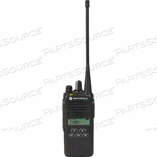 CP185 TWO-WAY RADIO, 2-5 WATT, 16 CHANNEL, ANALOG UHF435-480 MHZ