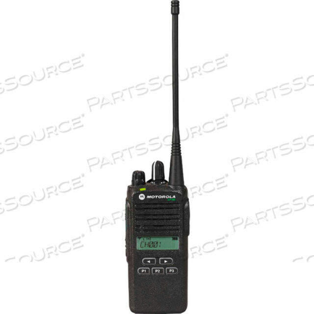 CP185 TWO-WAY RADIO, 2-5 WATT, 16 CHANNEL, ANALOG VHF 136-174 MHZ