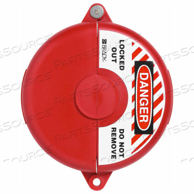 OEM#: 00365V307 GATE VALVE LOCKOUT, 5 - 6.5 DIAMETER, RED by Abus