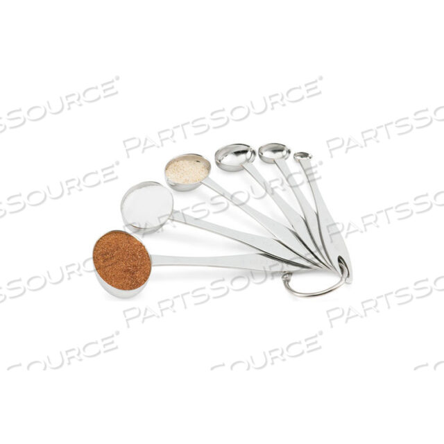 6 PC OVAL MEASURING SPOON SET