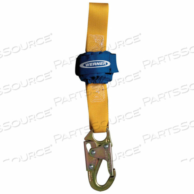3L DECOIL DCELL LITE SINGLE LANYARD, 1 WEB, SNAPHOOK