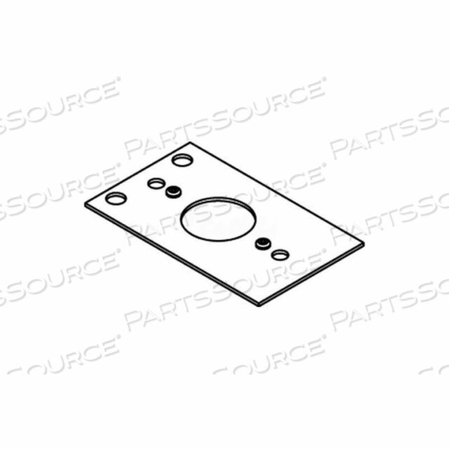CRFB-SR1-4 FLOOR BOX CRFB SERIES SINGLE RECEPTACLE PLATE, 1.39DIA.