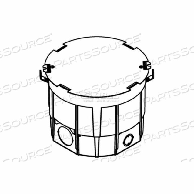 CRFB4 FLOOR BOX ROUND RAISED AND WOOD FLOOR BOX