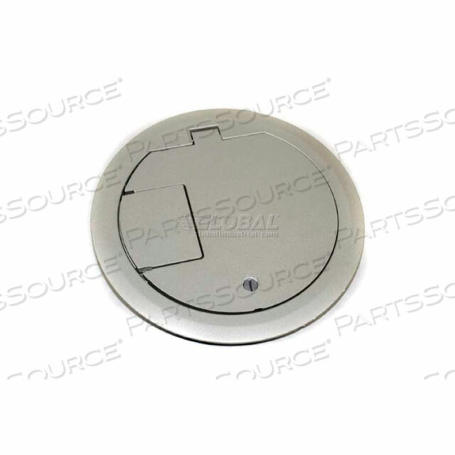 CRFBBTCGY FLOOR BOX CRFB SERIES COVER ASSEMBLY W/SOLID LID, GRAY