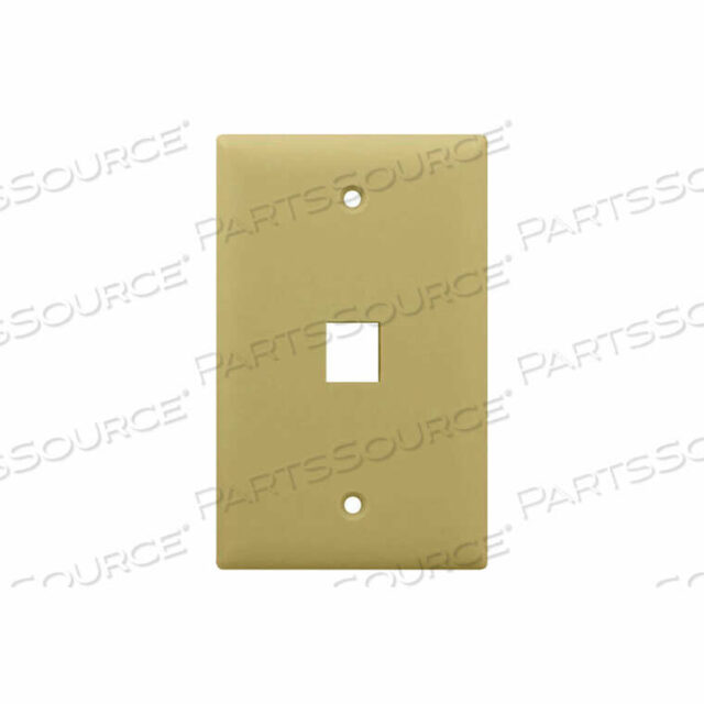 OEM#: WP3401-IVKEYSTONE 1-GANG, 1-PORT WALL PLATE, IVORY by Legrand