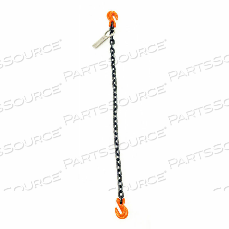 OEM#: B15110910 SINGLE LEG CHAIN SLING W/ GRAB HOOK by Mazzella Lifting Technologies