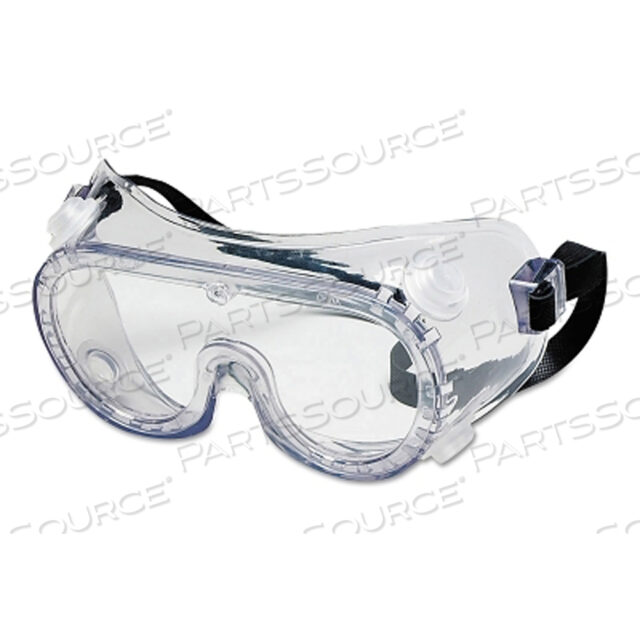 OEM#: 2235RPROTECTIVE GOGGLES, CLEAR/CLEAR, PVC, ANTIFOG, CHEMICAL RESISTANT, INDIRECT VENT by MCR Safety