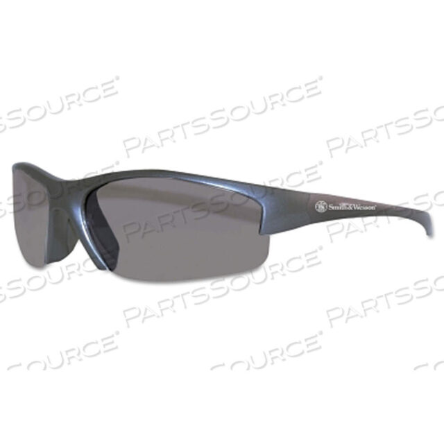 OEM#: 21297EQUALIZER SAFETY GLASSES, SMOKE POLYCARBONATE LENS, ANTI-FOG, GUNMETAL, NYLON by Smith & Wesson