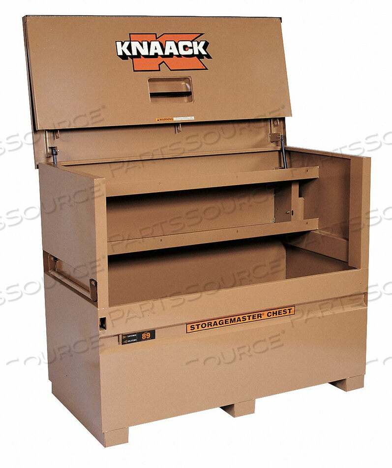 OEM#: 89STORAGEMASTER PIANO BOX, 47.8 CU. FT., STEEL, TAN by Knaack