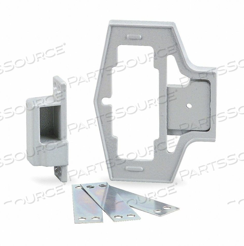 OEM#: 800-04D0006 METAL FRAME ADAPTER KIT SATIN BRASS by Kaba