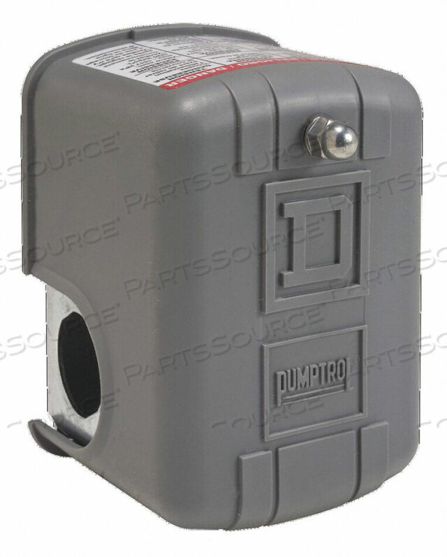 OEM#: 9013FHG22J27PRESSURE SWTCH STNDRD 80/100PSI 1/4 FNPS by Square D