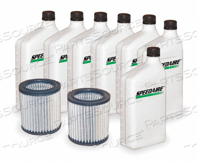 OEM#: 1WG54AIR COMPR MAINT KIT 7 QT OIL AIR FILTERS by Speedaire