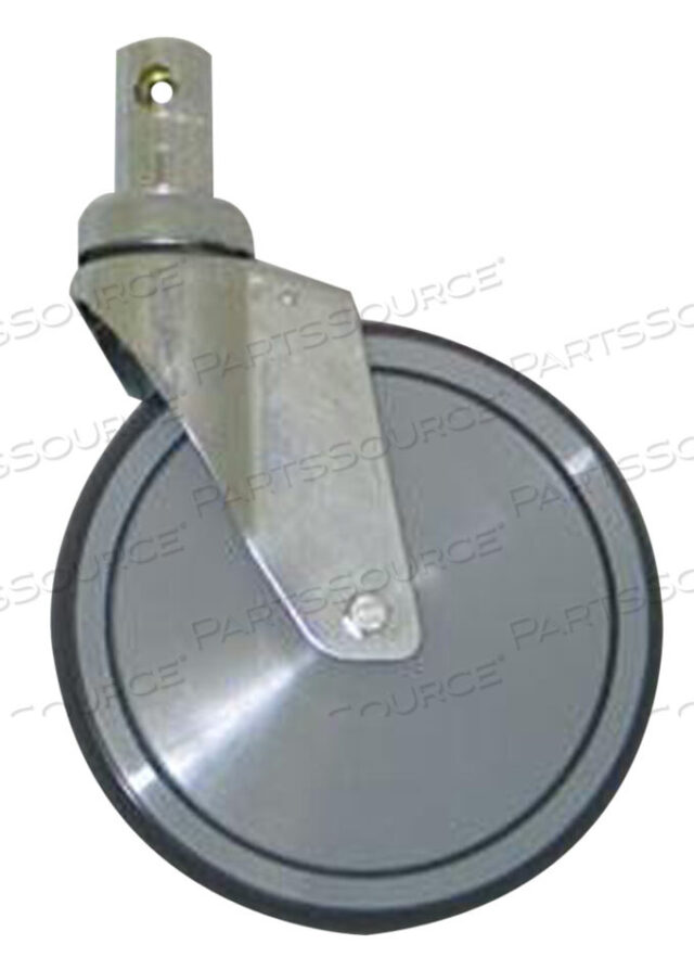 OEM#: AL-50739HSBRAKE CASTER WHITE FRAME SHORT STEM by Alco Sales & Service Co