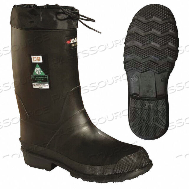OEM#: 85740000G5142 RUBBER BOOT MENS 6 MID-CALF BLACK PR by Baffin