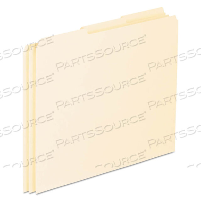 OEM#: EN203BLANK TOP TAB FILE GUIDES, 1/3-CUT TOP TAB, BLANK, 8.5 X 11, MANILA, 100/BOX by Esselte Pendaflex Corp.