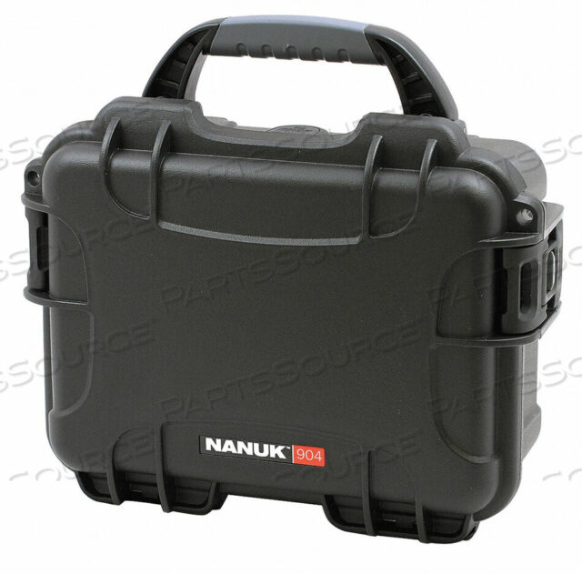 OEM#: 904-0001NANUK 904 CASE, 10.2L X 7.9W X 4.5H, BLACK by Plasticase Inc.