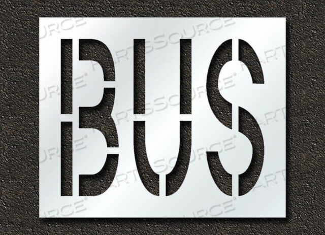 OEM#: STL-116-72415PAVEMENT STENCIL BUS 24 IN by RAE Products & Chemicals Corp.