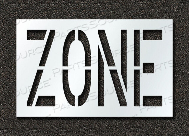 OEM#: STL-116-72424PAVEMENT STENCIL ZONE 24 IN by RAE Products & Chemicals Corp.