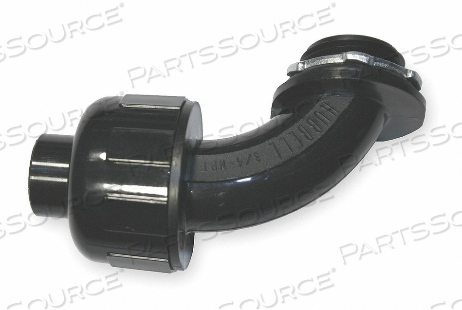 OEM#: P1259NBKLIQUID TIGHT FITTING 1-1/4 90 DEG. by Hubbell Incorporated, Wiring Device-Kellums