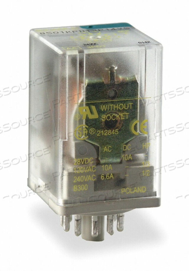 OEM#: 8501KPR12P14V20H7952 GEN PURPOSE RELAY 8 PIN OCTAL 120VAC by Square D