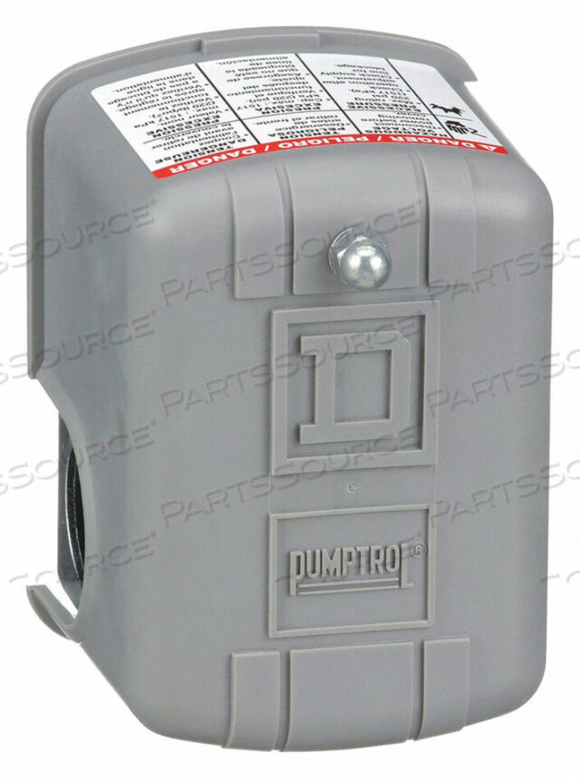 OEM#: 9013FSG2J24PRESSURE SWITCH DPST 40/60 PSI 1/4 FNPS by Square D
