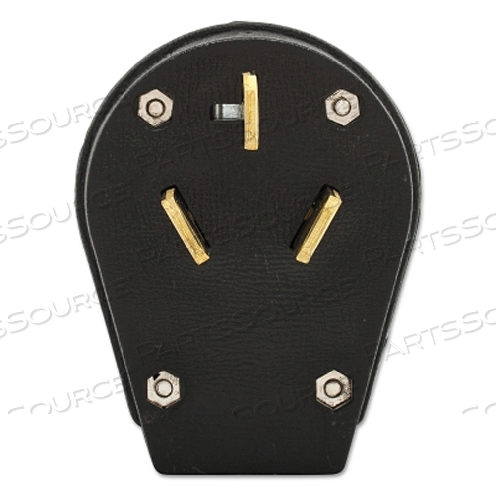 OEM#: S80SPPLUGS AND RECEPTACLES, ANGLED MALE POWER PLUG, NON-GROUNDING, STRAIGHT BLADE, UNIVERSAL, NEMA 10-30P/10-50P by Crouse Hinds