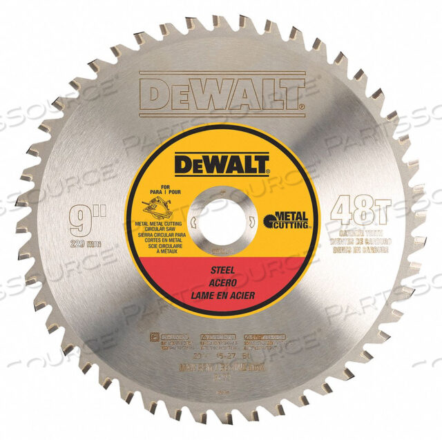 CIRCULAR SAW BLADE BLADE DIA 9 IN.