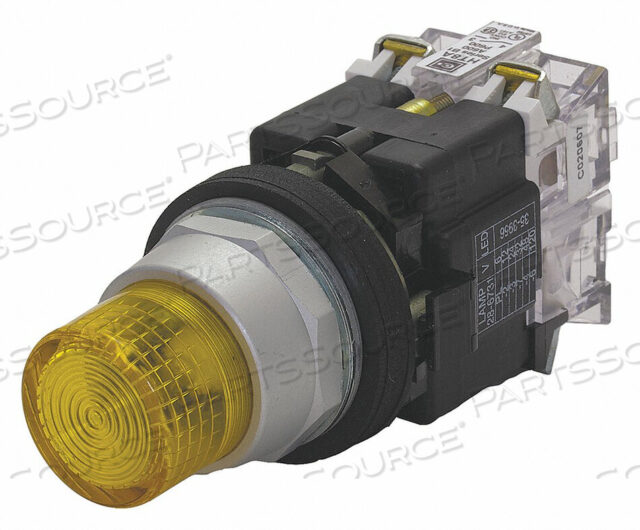 OEM#: HT8GBYAF7ILLUMINATED PUSH BUTTON 30MM YELLOW by Eaton