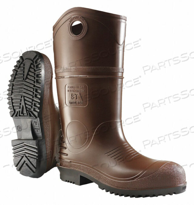 OEM#: 8408633RUBBER BOOT MENS 15 KNEE BROWN PR by Dunlop