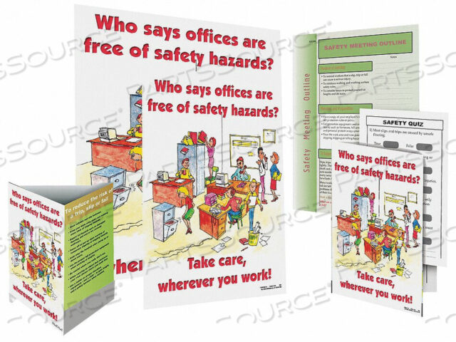OEM#: SW0032-SAFEKITSAFE SYSTEM KIT WHO SAYS OFFICES ARE ENG by SafetyPoster