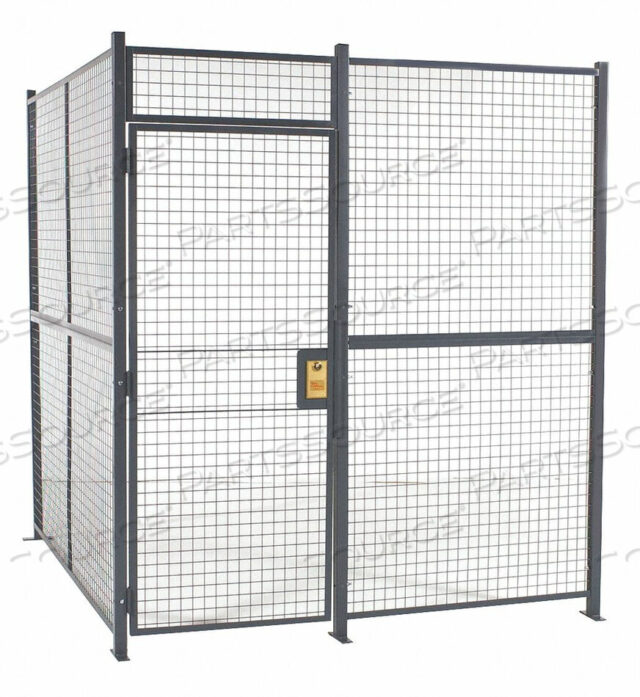 OEM#: 882840 STYLE, WOVEN WIRE, 2 SIDED CAGE W/3 HINGED DOOR, NO CEILING 8 4 X 8 6 X 8 5-1/4H by WireCrafters