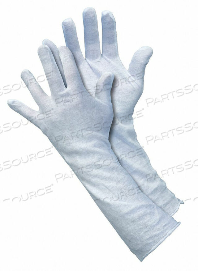 OEM#: 8614CINSPECTION GLOVES L WHITE PK12 by MCR Safety