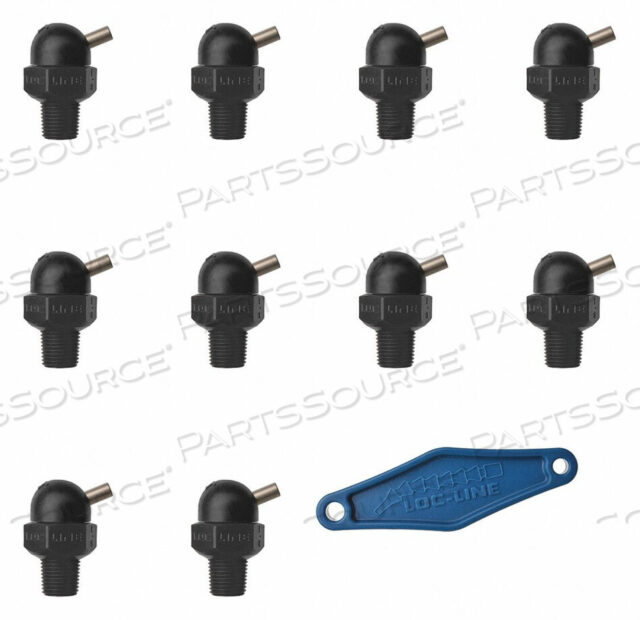 OEM#: 79023-BLKNOZZLE CT STYLE 0.160IN.DIA PK10 by Loc-Line