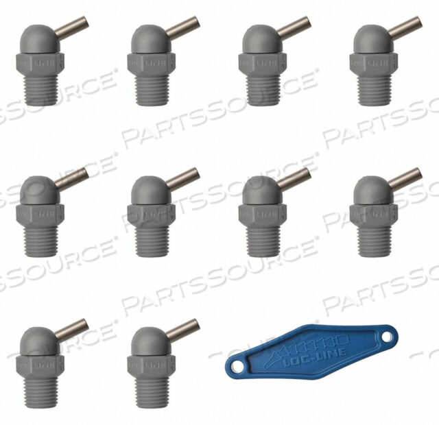 OEM#: 79074-GNOZZLE CT STYLE 0.160IN.DIA PK10 by Loc-Line